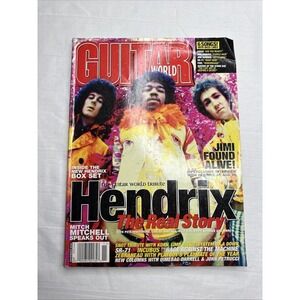 Guitar‎ World (Nov 2000 ) Illustrated Jimi Hendrix Mitch Mitchell Rock Music Y2K